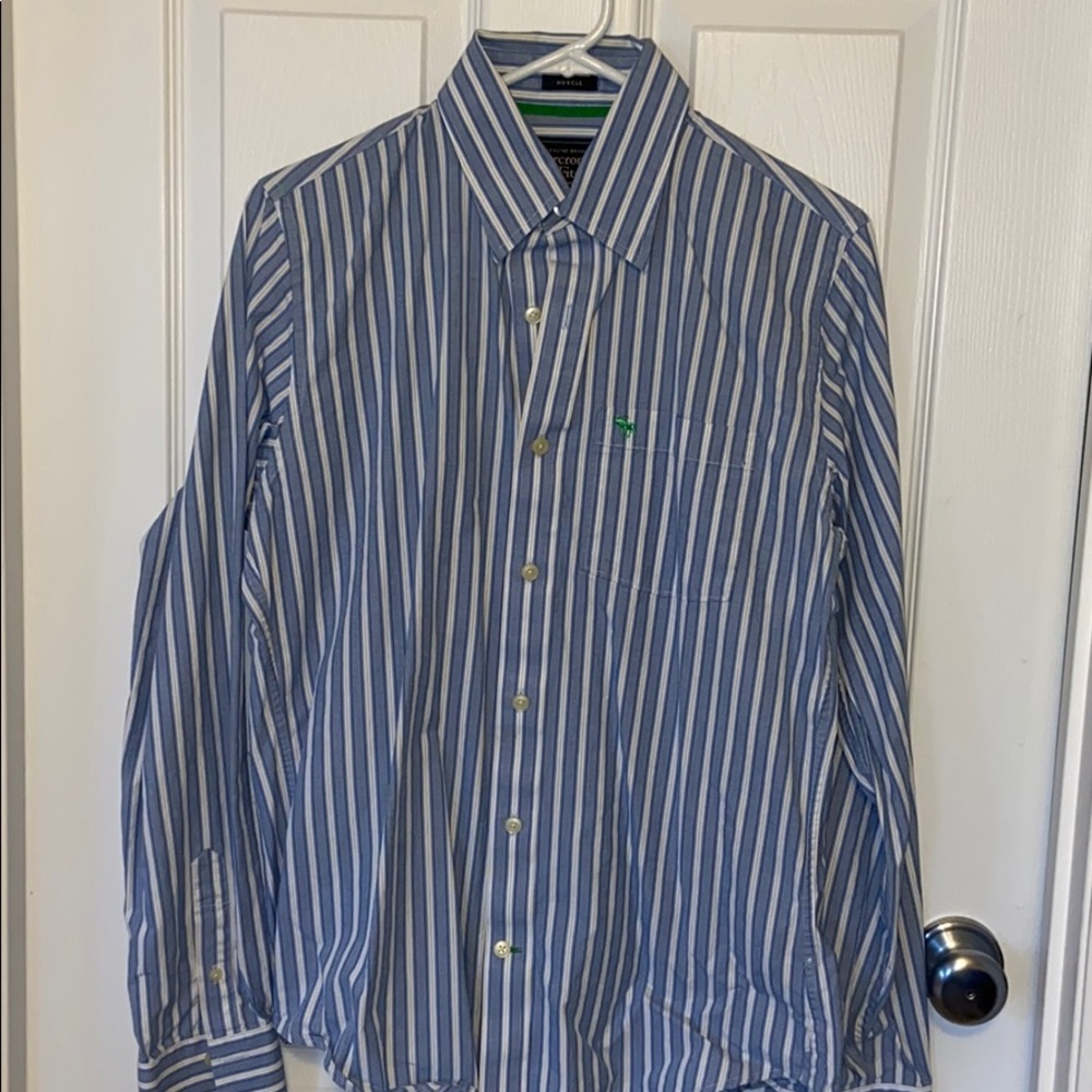 Muscle button down shirt